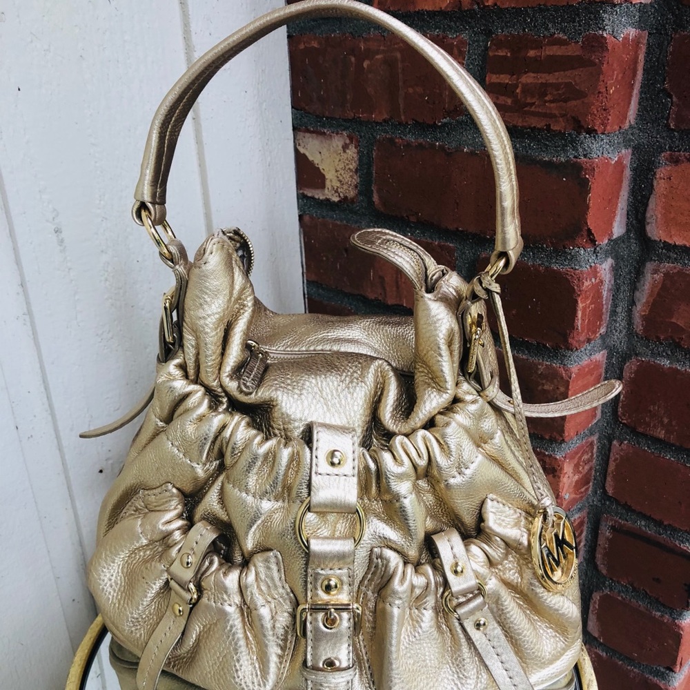Micheal Kors Liquid Gold Purse